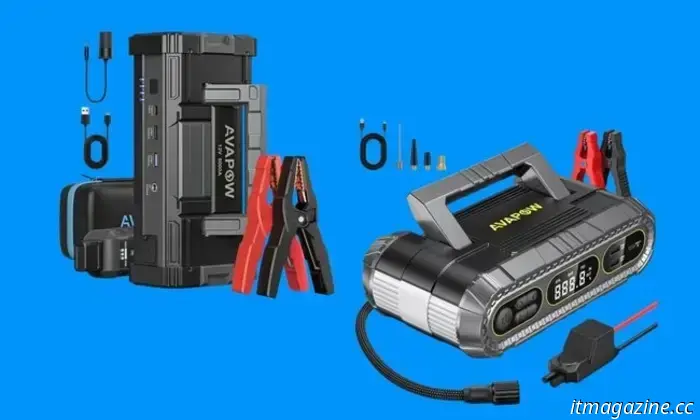 The Stanley 1200-amp jump starter and air compressor is currently priced at $81.48 for Cyber Monday.