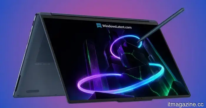 The leaked Lenovo Yoga 9n might be the first convertible laptop equipped with RTX Spark technology.