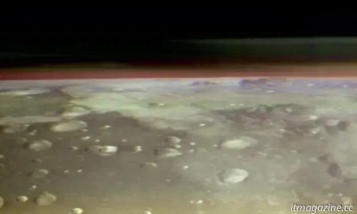 La nave espacial Europa Clipper toma imágenes térmicas frías de Marte