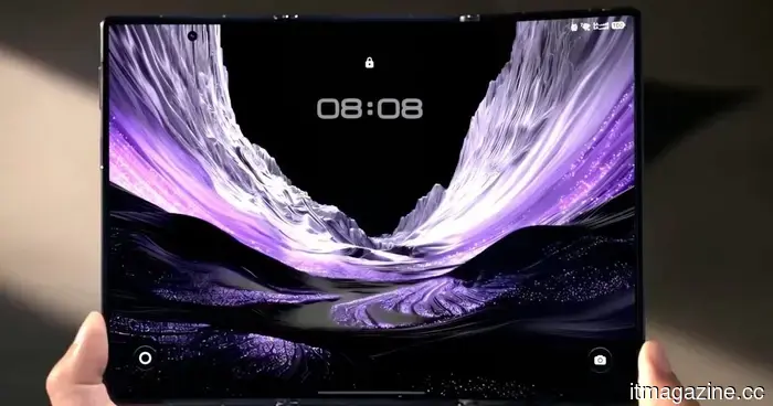 Huawei’s latest competitor to the Galaxy Z TriFold features a double-fold design, has a capacity of 2TB, and is strikingly designed in purple.