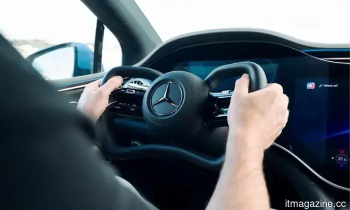 Mercedes introduces steer-by-wire in production vehicles, marking a significant change.