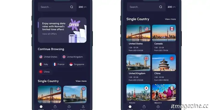 Предложения eSIM от Nomad снимают с вашего списка планирования отпуска одну стрессовую задачу.