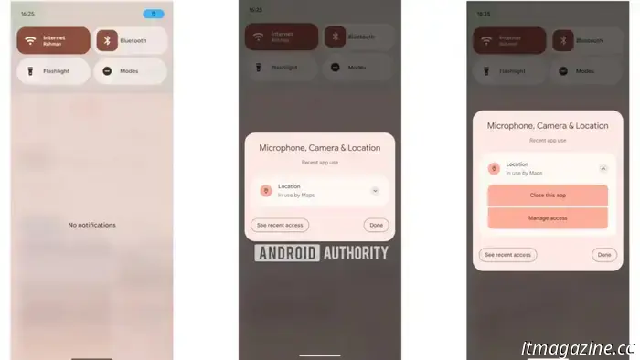 Android 16 rende più facile individuare le app che tracciano la tua posizione.