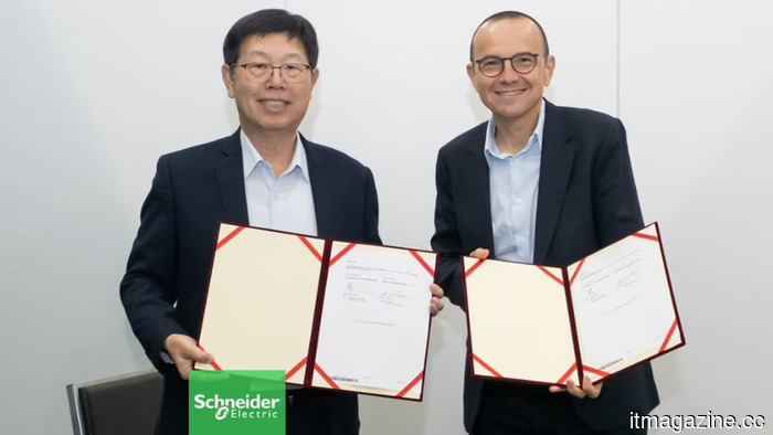 Schneider Electric collaborates with Foxconn to develop AI data-center infrastructure.