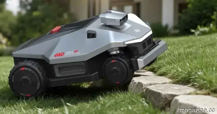The GOKO M6 Robotic Lawn Mower Introduces Industrial Robotics into Contemporary Lawn Maintenance.