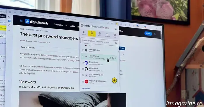 Revisión de Norton Password Manager: seguridad de inicio de sesión multiplataforma gratis