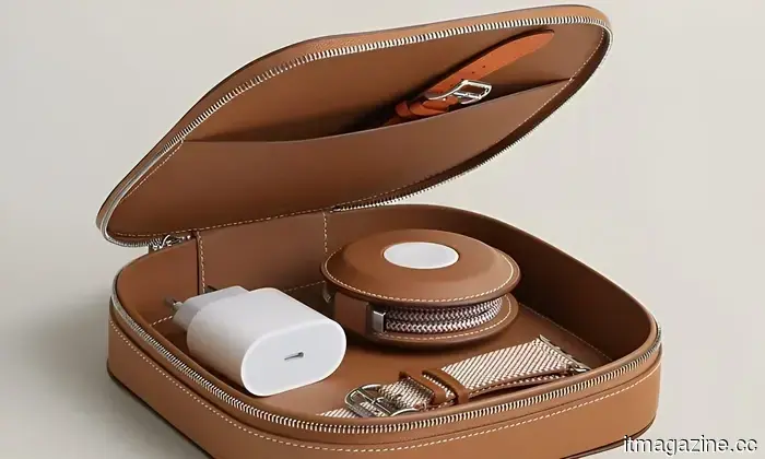 This luxurious leather Apple Watch charging kit from Hermès is more expensive than a MacBook Pro.
