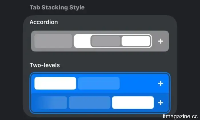The tab stacks in the Vivaldi browser are a fantastic feature that I wish were available in Chrome and Safari.