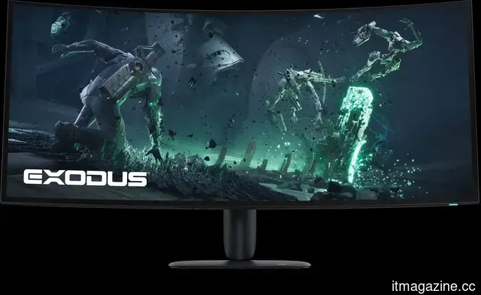 Alienware's enhanced gaming monitors provide increased brightness and refresh rates, with prices beginning at $300.
