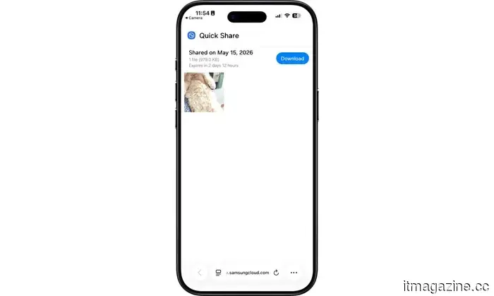 Il tuo telefono Android può ora condividere file con qualsiasi iPhone utilizzando un codice QR di Condivisione Rapida.