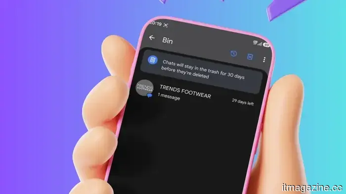Google Messaggi ottiene una cartella Cestino per le tue chat non importanti in cui farle sobbollire