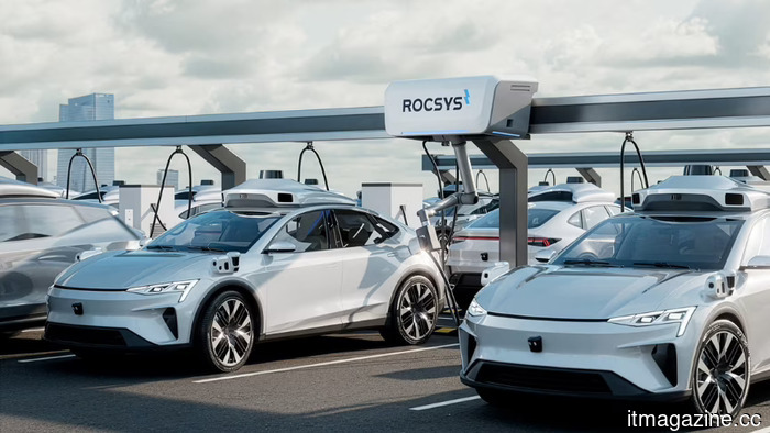 Rocsys recauda $13 millones para la carga de robotaxis sin manos