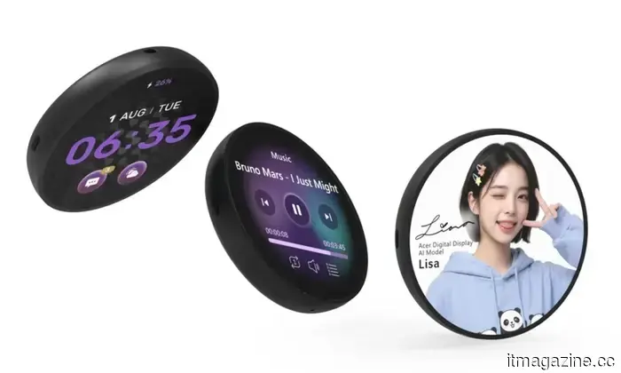 Acer's Aspire Badge is a wearable display that also serves a dual purpose for emergencies.