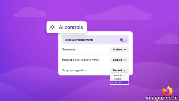 Mozilla will allow you to disable AI features in Firefox if you prefer not to use them at all.