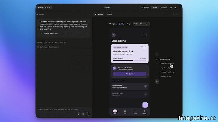 Google AI Studio can now create Android applications without requiring you to write any code.