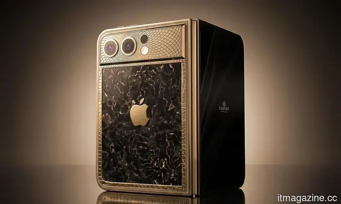 Before Apple, Caviar is unveiling the foldable iPhone Ultra with a touch of luxury.