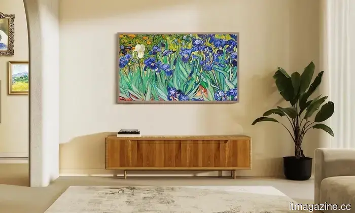 El nuevo CanvasTV de Hisense también funciona como arte de pared, y llegará a EE. UU.