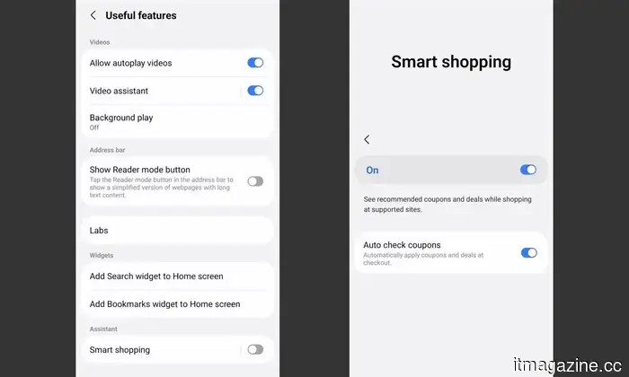 Samsung is developing a cost-saving feature for its browser.