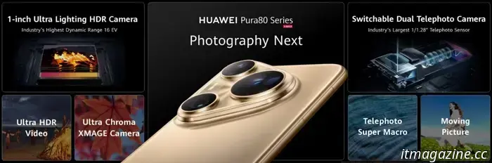 Huawei ha presentato la serie di smartphone Pura 80