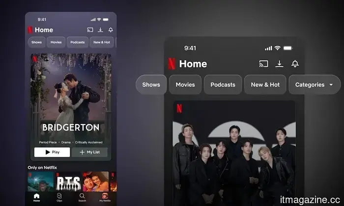 Netflix introduces its own "Clips" vertical video feed to attract users from TikTok and Reels.