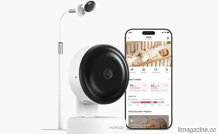 The Momcozy Baby Monitor Without Contact Eliminates Uncertainty in Nursery Safety.