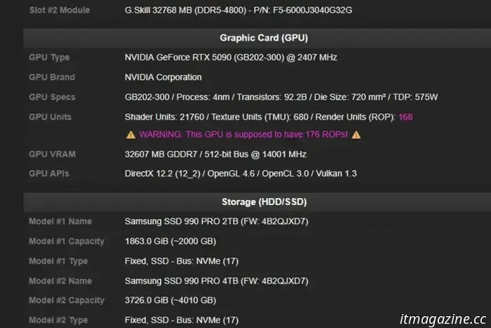 PSA: If you purchased an Nvidia RTX 50, inspect it for any issues.