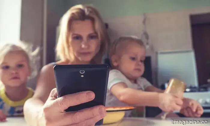 A new study indicates that your child isn't the only one with a phone addiction.