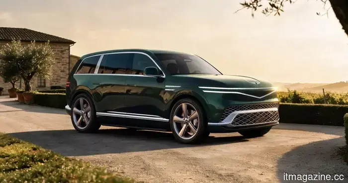 Genesis unveiled its flagship electric SUV, equipping it with greater power than the Ferrari Amalfi.