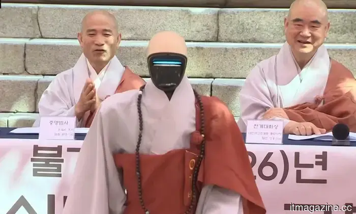 Korea has embraced a robotic Buddhist monk at an actual monastery, indicating a glimpse of the future.