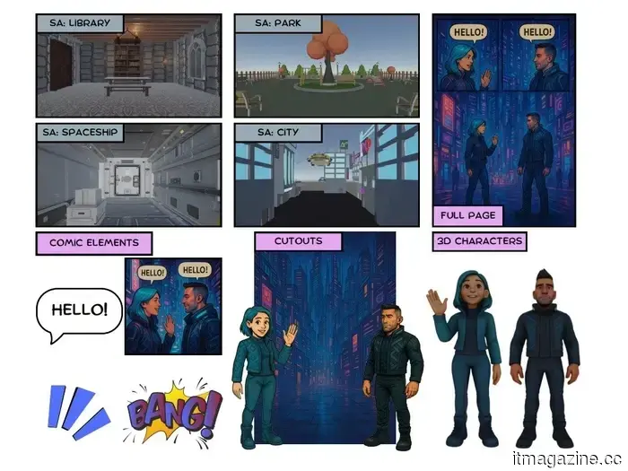 XR could bring webtoons from your phone into your physical space.