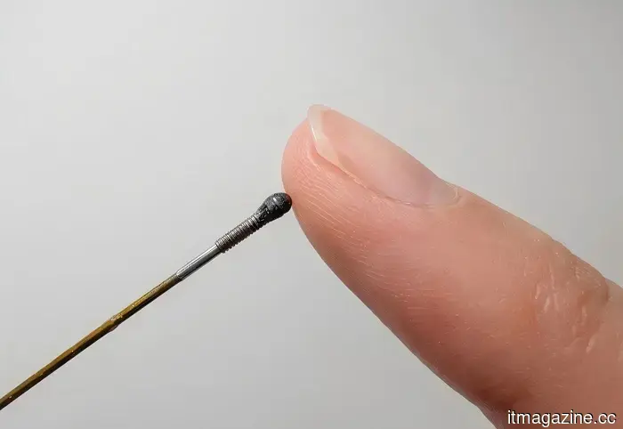 A sensor the size of a rice grain could provide robots with a gentle touch, helping them avoid breaking items.
