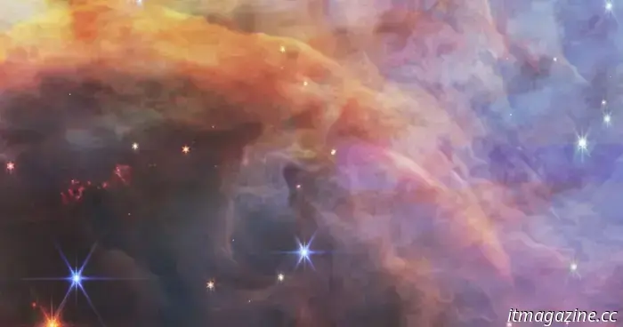 The James Webb Space Telescope captures a breathtaking image of the enchanting Flame Nebula.