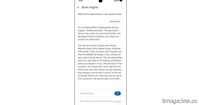 Google Play Books is introducing an AI reading assistant that keeps track of your last reading position.