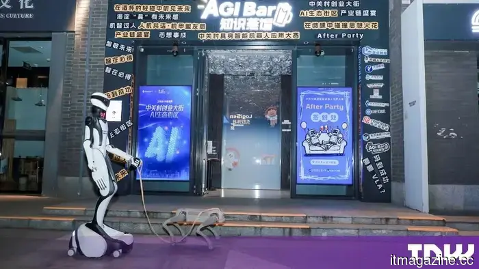 A bar in Beijing exchanged complimentary Wi-Fi for free DeepSeek tokens.