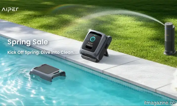 Aiper Experts Duo: This AI-powered pool cleaning team ensures hassle-free pool ownership around the clock.