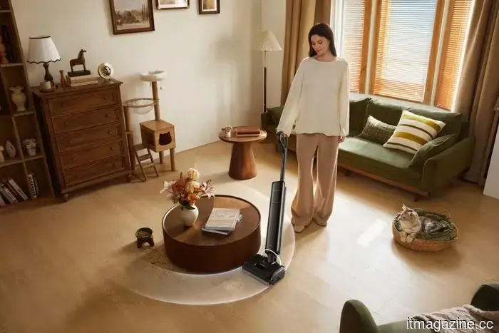 Пылесос, способный самостоятельно очищать себя.