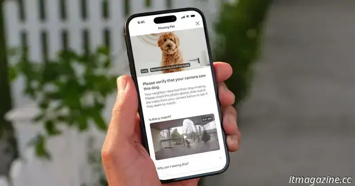 Ring ora permette a chiunque di usare l'app Neighbors per segnalare e trovare animali domestici smarriti.