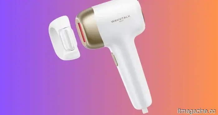 Apply this code to receive a 40% discount on the Wavytalk IPL hair removal device, bringing the price down to $118.99.