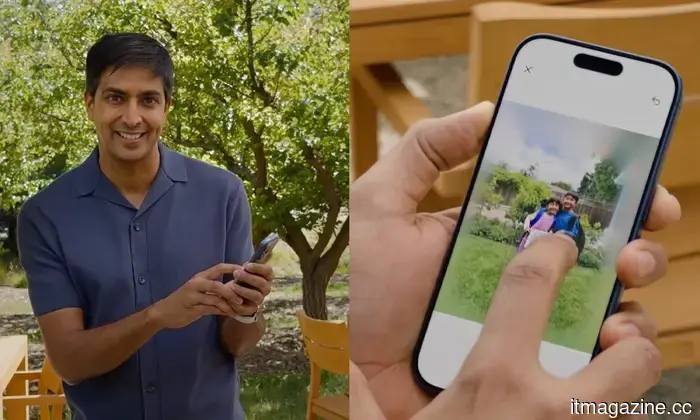 Apple’s latest AI photo feature can actually alter the position of the camera in the image.