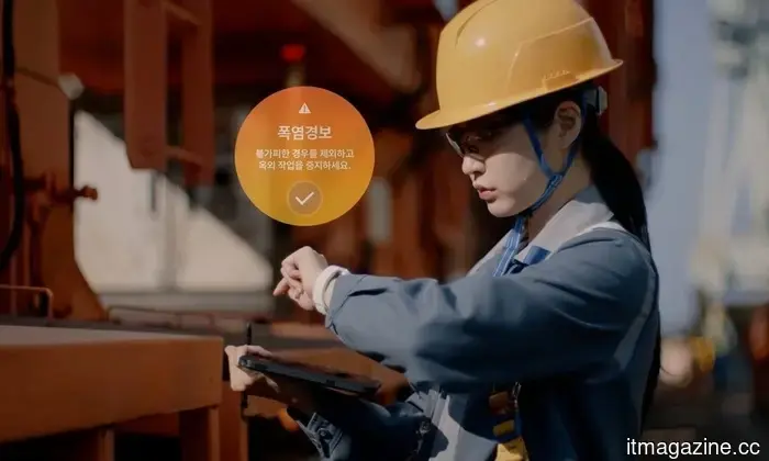 Samsung is utilizing Galaxy smartwatches to protect workers from health issues related to heat.