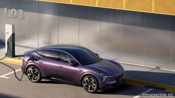 L'Xpeng L03 è il primo veicolo elettrico cinese a mettere chip di guida AI proprietari in un'auto di massa.