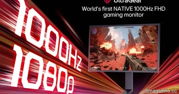 LG только что анонсировала игровой монитор с частотой 1000 Гц, который может дать вам реальное преимущество в FPS-играх.