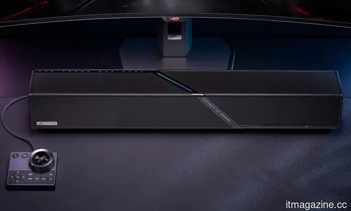 La barra de sonido ROG de ASUS de $600 te permite hablar mal sin auriculares, y finalmente está en los EE. UU.