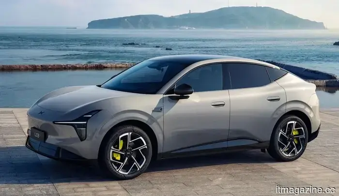 XPeng unveils the MONA L03 in Munich, targeting the electric SUV market in Europe.