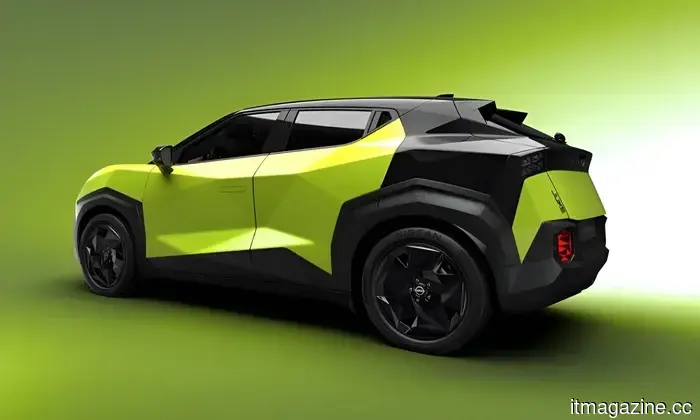 Nissan svela la Juke EV e spero davvero che questo audace design rimanga
