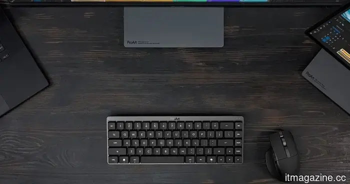 ASUS enhances its ProArt series with a sleek keyboard and an intelligent creator mouse.