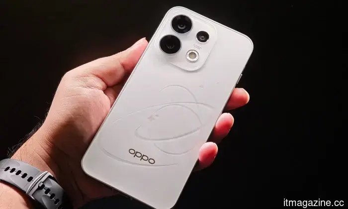 Этот телефон Oppo имеет дикий 3D-задник, но его магнитный пузырь - настоящий фокус на вечеринке.
