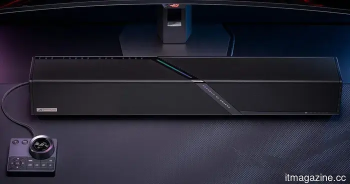 ASUS's $600 ROG soundbar allows you to communicate during games without needing a headset, and it's now available in the US.