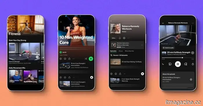 Spotify aims to serve as your fitness coach by offering guided workout sessions.