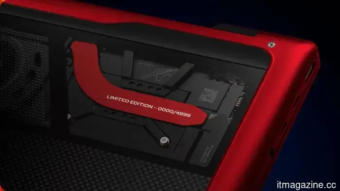 HP and Ferrari created a stunning red laptop, and I can't take my eyes off it.